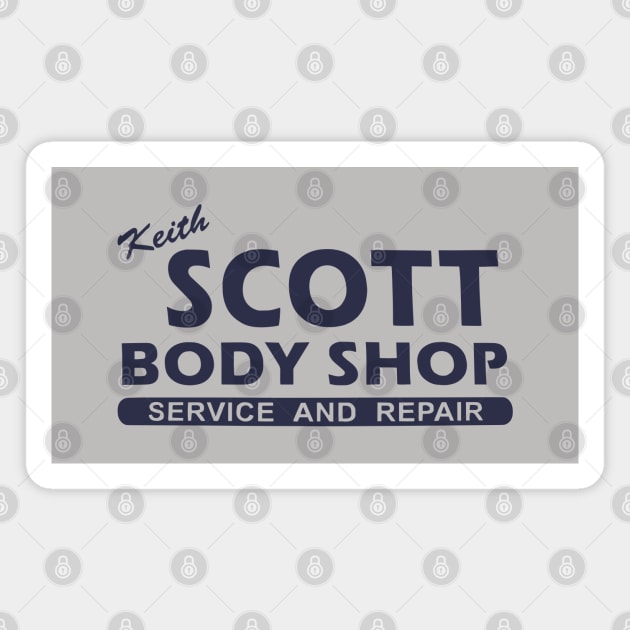 Keith Scott Body Shop (OTH) Magnet by fandemonium